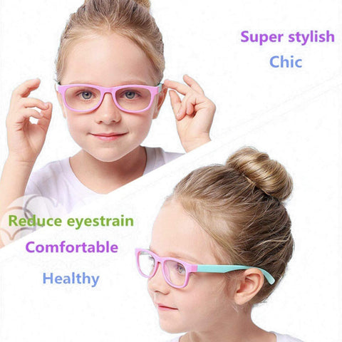 Image of Blue Light Blocking, Anti Eyestrain, UV400 Protector Glasses for Boys and Gilrs - Age 3-12