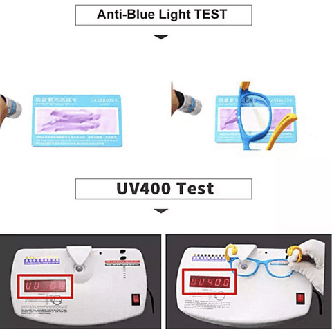 Image of Blue Light Blocking, Anti Eyestrain, UV400 Protector Glasses for Boys and Gilrs - Age 3-12