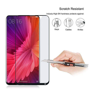 Mi Mix 2 Screen Protector, 3D Touch 9H Full Coverage HD Clear Tempered Glass for Mi Mix 2 (Black) (BLACK)