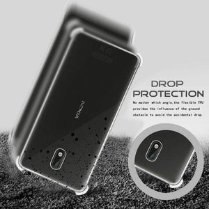 NOKIA 3 Back Cover Case, REALIKE&reg; 100% Fit {Imported} Premium Shockproof Crystal Transparent Back Case For NOKIA 3