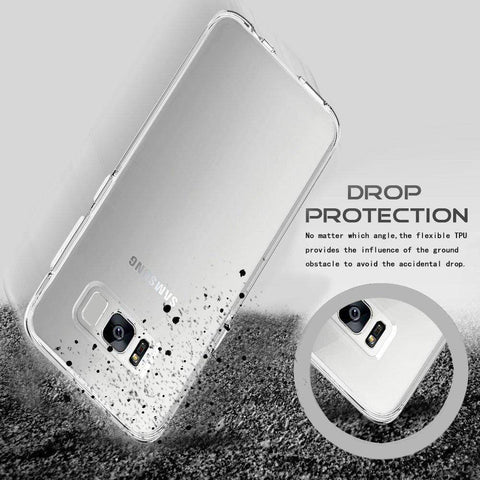 Image of REALIKE Clear Series Flexible Tough Tpu Case For Samsung Galaxy S8
