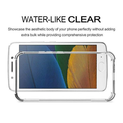 Image of REALIKE Crystal Clear Series Flexible Silicon Tpu Case For Moto G5 Plus