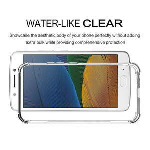 REALIKE Crystal Clear Series Flexible Silicon Tpu Case For Moto G5 Plus