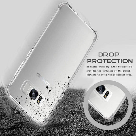 Image of REALIKE Crystal Flexible Tough Tpu Case For Samsung Galaxy S8 Plus