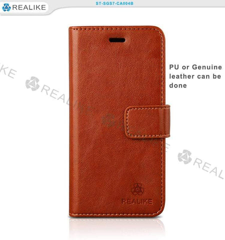 Image of REALIKE® Exclusive Design back cover shockproof case for Samsung S8, the magnetic stand cardholder case