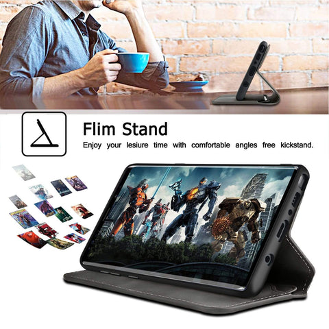 Image of REALIKE® Exclusive Design back cover shockproof Genuine Leather premium quality case for Samsung Note 7