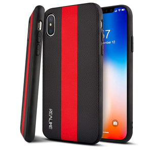 REALIKE Leather Slim Custom made case for iPhone X imported premium quality.