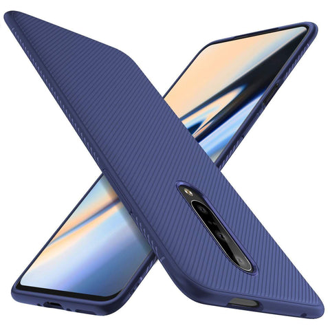 Image of REALIKE OnePlus 7 Pro Back Cover, Beetle Series Shockproof Line Texture Case for Oneplus 7 Pro