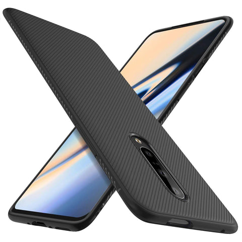 Image of REALIKE OnePlus 7 Pro Back Cover, Beetle Series Shockproof Line Texture Case for Oneplus 7 Pro