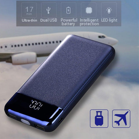Image of REALIKE® power supply 20000 mAh protable powerbank external Battery bank LED travel fast USB charger
