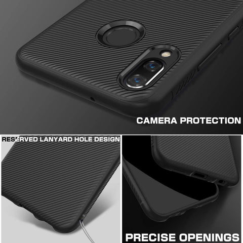 Image of REALIKE Redmi Note 7S / Redmi Note 7 Pro Back Cover, Flexible Texture Pattern Back Case for Redmi Note 7S / Redmi Note 7 / Note 7 Pro