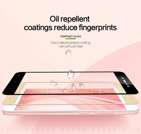 Image of REALIKE® Redmi 5A Screen Protector, 3D Touch 9H Full Coverage HD Clear Tempered Glass for Redmi 5A (Black)