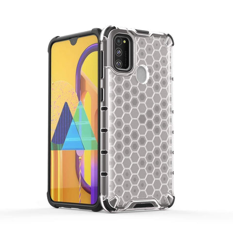 Image of REALIKE Samsung M30S Back Cover, Full Transparent Anti Scratch Full Shockproof Back Case for Samsung M30S (Full Clear)