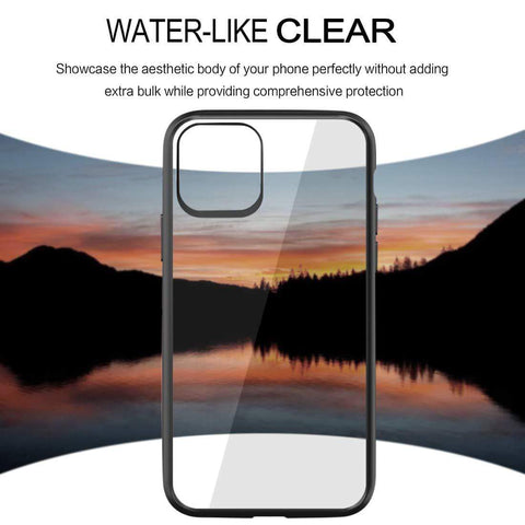 Image of REALIKE Special Design iPhone 11 Case, Anti Scratch Back Cover for iPhone 11 (Clear/Black)