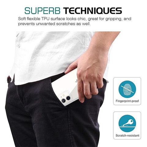 Image of REALIKE Special Design iPhone 11 Case, Anti Scratch Back Cover for iPhone 11 (Full Clear)