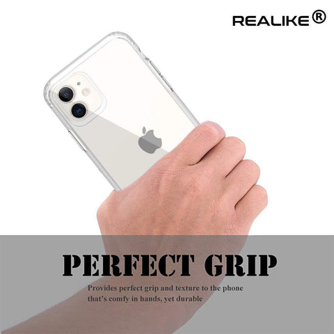 Image of REALIKE Special Design iPhone 11 Case, Anti Scratch Back Cover for iPhone 11 (Full Clear)