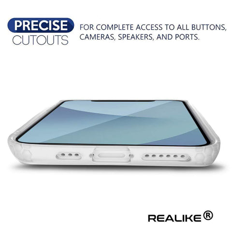 Image of REALIKE Special Design iPhone 11 Pro Case, Anti Scratch Back Cover for iPhone 11 Pro (Full Clear)