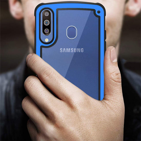 Image of REALIKE Special Design Samsung M40 Back Cover,Full Transparent Anti Scratch Shockproof Armor Case for Samsung M40 (Transparent)