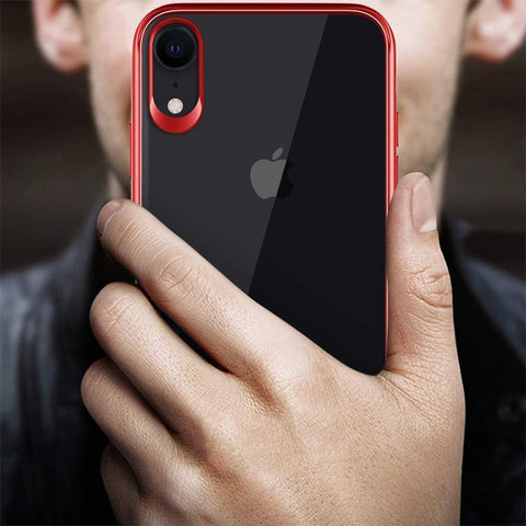 Image of REALIKE® Specially Designed iPhone XR Back Cover, Branded Case with Ultimate Protection, Premium Quality Transparent Case for iPhone XR