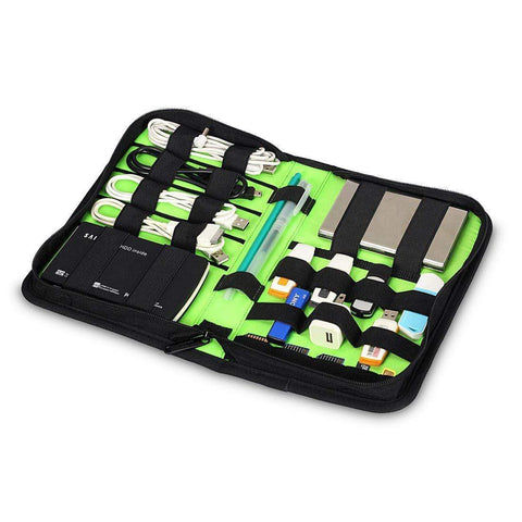 Image of REALIKE Travel Cable Organizer, Electronic Accessories Organizer for Cord, Hard Drive, Earphone, Power Bank and Others