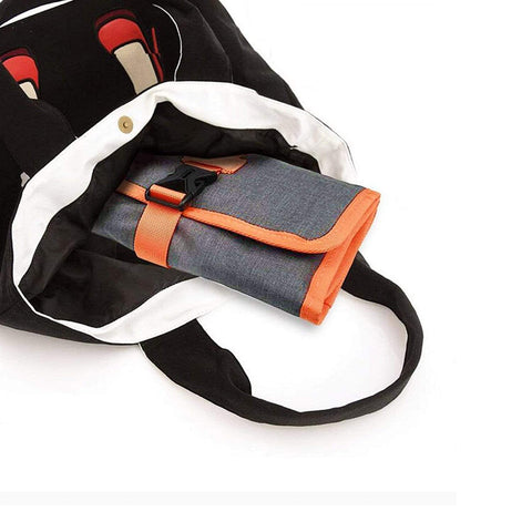 Image of REALIKE® Travel Organizer, 4 Folders Electronic Accessories Organizer for Cord, Hard Drive, Earphone, Power Bank and Others