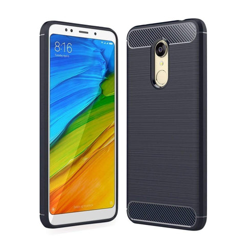 Image of REALIKE Ultimate Protection From Drops, Flexible Carbon Fiber Back Cover For Xiaomi Redmi Note 5-2018