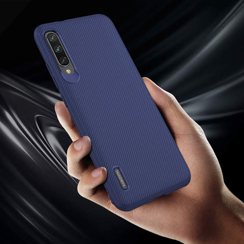 Image of REALIKE Xiaomi Mi A3 Back Cover, Beetle Series Shockproof Line Texture Case for for Xiaomi Mi A3