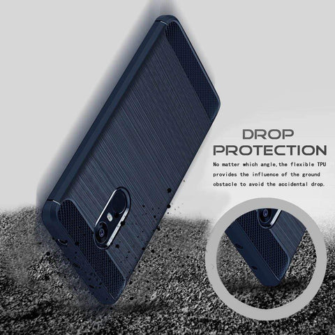 Image of Redmi Note 4 Armor Case (INDIAN Version) REALIKE® Ultimate Protection from Drops in Slim profile, Durable, Anti Scratch, Perfect Fit, Air Cushion Anti Shock Technology, Flexible Tough TPU Phone Back Cover for Redmi Note 4 100% Fit For INDIAN Version-