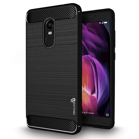 Image of Redmi Note 4 Back Cover (INDIAN Version) REALIKE&trade; {Imported} Premium Shockproof Crystal Transparent Back Case For Xiaomi Redmi Note 4 - 100% Fit For INDIAN Version