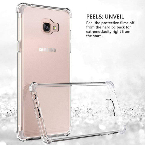 Image of Samsung A7 (2017) Back Cover Case, REALIKE™ {Imported} Premium Style Shockproof Transparent Back Case For Samsung Galaxy A7 (2017)