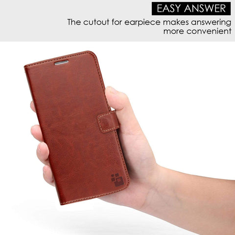 Image of Samsung S8 Plus 2017 Cover Case, REALIKE™ Branded Imported Flip Leather Cover, Ultimate Protection from Drops in Slim profile, Durable, Anti Scratch, Perfect Fit, Air Cushion Anti Shock Technology, Flexible Premium PU Faux Leather Flip Cover for