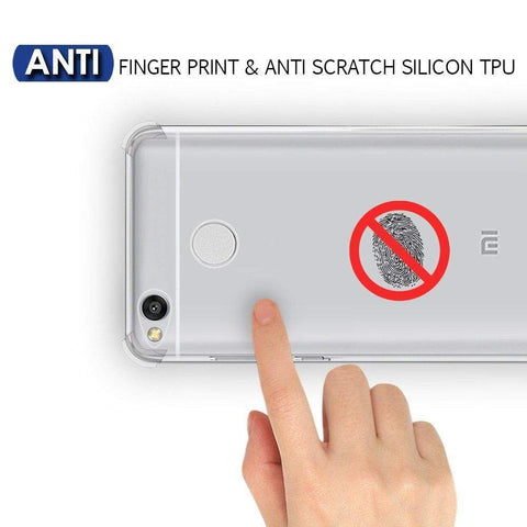 Image of Xiaomi Redmi 4 Back Cover (INDIAN Version) REALIKE® 100% Fit {Imported} Premium Shockproof Crystal Transparent Back Case For Xiaomi Mi Redmi 4 (May 2017 Launch)