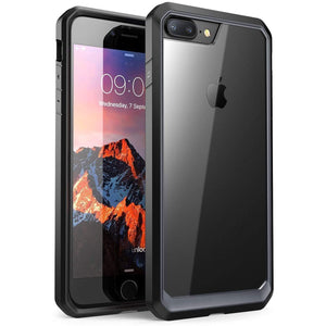iPhone 7 Plus Cover, REALIKE&trade; {Imported} Premium Style Shockproof Back Case For iPhone 7 Plus (Glacier Series - Black)