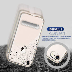 iPhone 8 Cover, REALIKE™ [Vibrance Series] Protective Slider Style Slim Cases Covers For Apple iPhone 8 Soft-Interior Scratch Protection Finish (Gold/Clear)