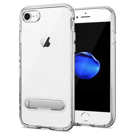 iPhone 8 Cover, REALIKE™ [Vibrance Series] Protective Slider Style Slim Cases Covers For Apple iPhone 8 Soft-Interior Scratch Protection Finish (Silver/Clear)