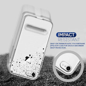 iPhone 8 Cover, REALIKE™ [Vibrance Series] Protective Slider Style Slim Cases Covers For Apple iPhone 8 Soft-Interior Scratch Protection Finish (Silver/Clear)