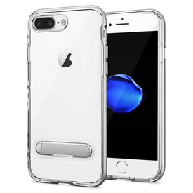 iPhone 8 Plus Cover, REALIKE™ [Vibrance Series] Protective Slider Style Slim Cases Covers For Apple iPhone 8 Plus Soft-Interior Scratch Protection Finish (Silver/Clear)