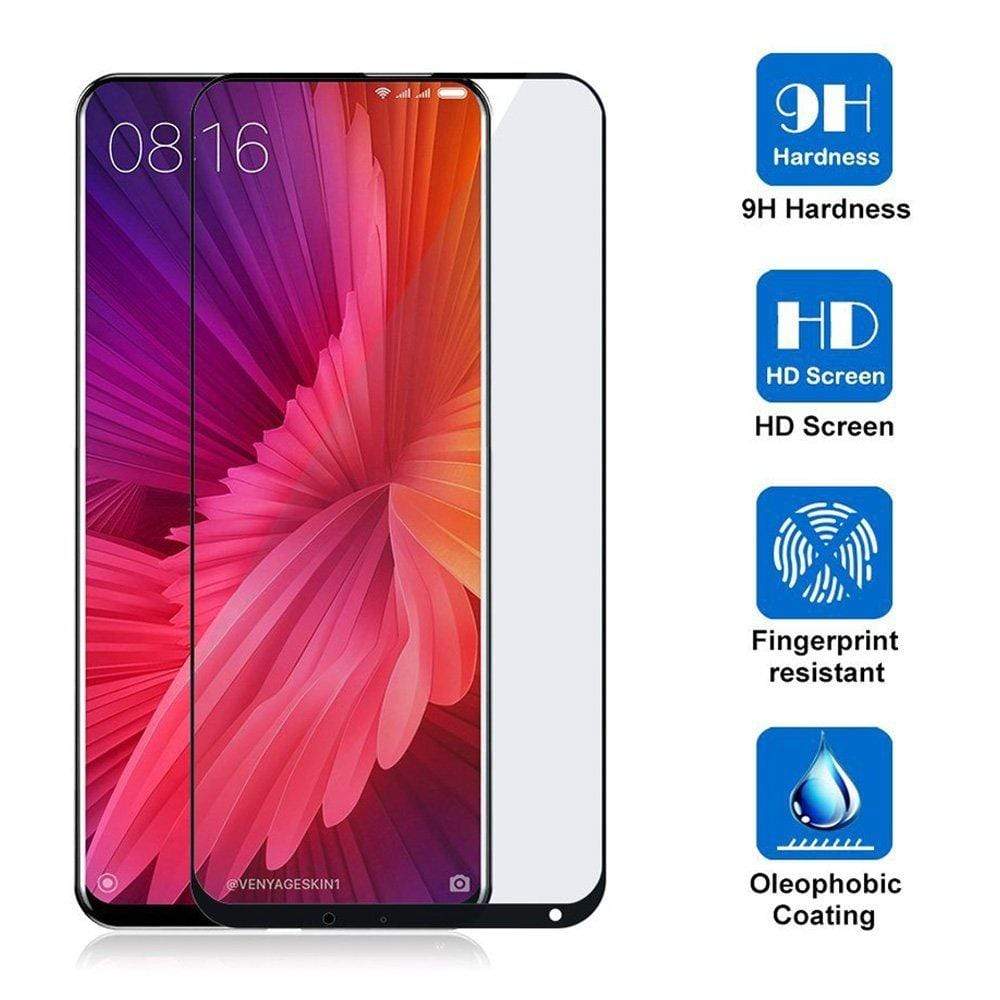 Mi Mix 2 Screen Protector, 3D Touch 9H Full Coverage HD Clear Tempered Glass for Mi Mix 2 (Black) (BLACK)