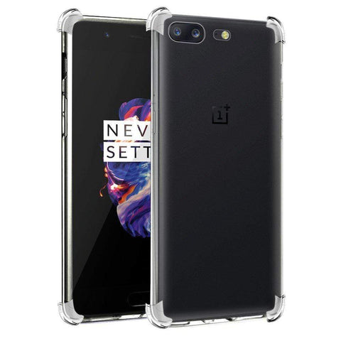 Image of OnePlus 5 Back Cover Case, REALIKE&reg; [Crystal Series] Transparent Protective Slider Style Slim Case Cover For OnePlus Five Soft-Interior Scratch Protection Finish