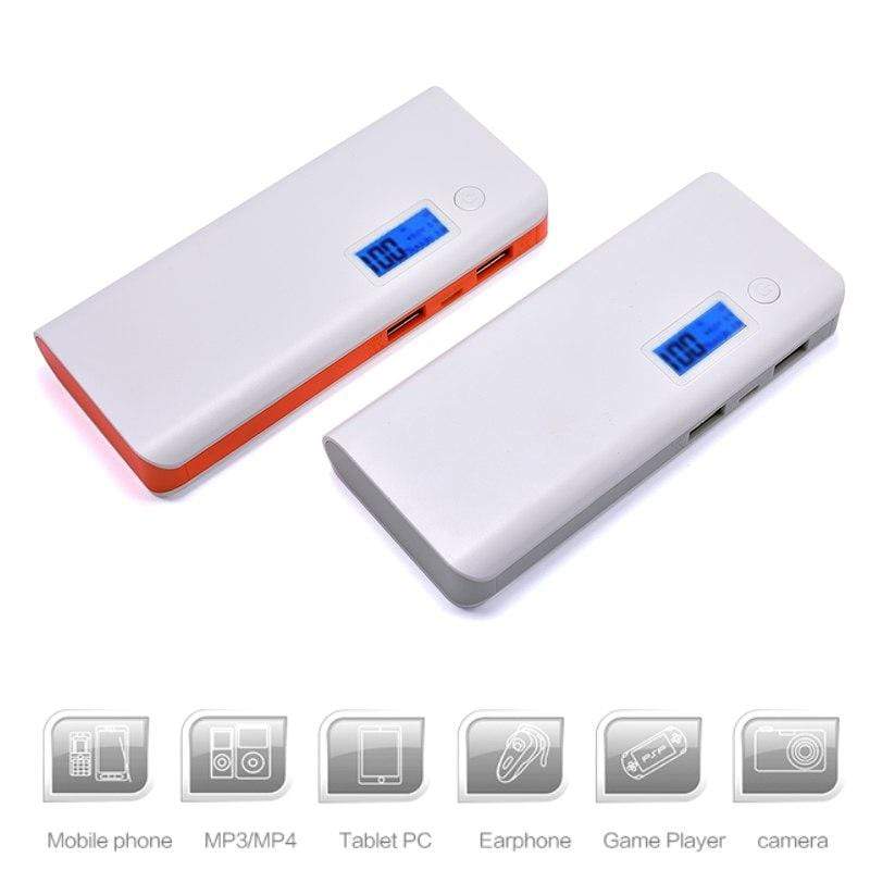 REALIKE® 15000 MAh Dual USB Charging Power Bank External Battery Charger Portable Power Bank with LCD Screen Display Battery Charger