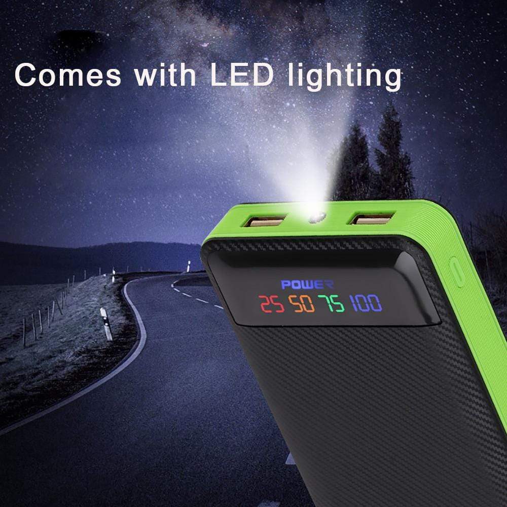 REALIKE 2.1A Dual USB Power Bank 14600 mAh Premium Quality Imported Batteries.