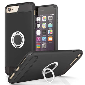 REALIKE Aemotoy Protective Armor Bumper W 360 Degrees Ring Kickstand Shockproof Defender Case For iPhone 8 - iPhone 7