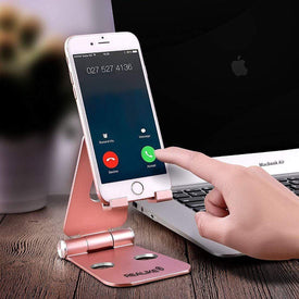 REALIKE Aluminum Mobile Phone Adjustable Foldable Holder Stand for All Tablet and Smartphones