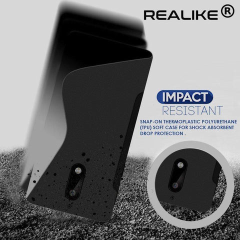 Image of Realike Back Cover For Nokia 6 - Black