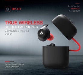 REALIKE Bluetooth Earphone True Wireless Sport Earphone Waterproof Stereo Earbuds With Microphone for Handsfree Calls G1