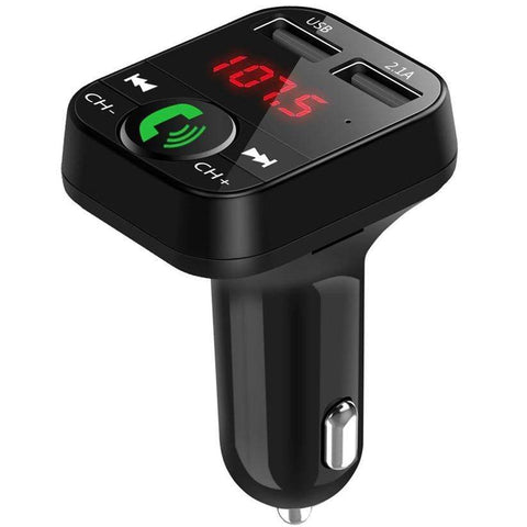 Image of REALIKE Car Kit Handsfree Wireless Bluetooth FM Transmitter LCD MP3 Player USB Charger