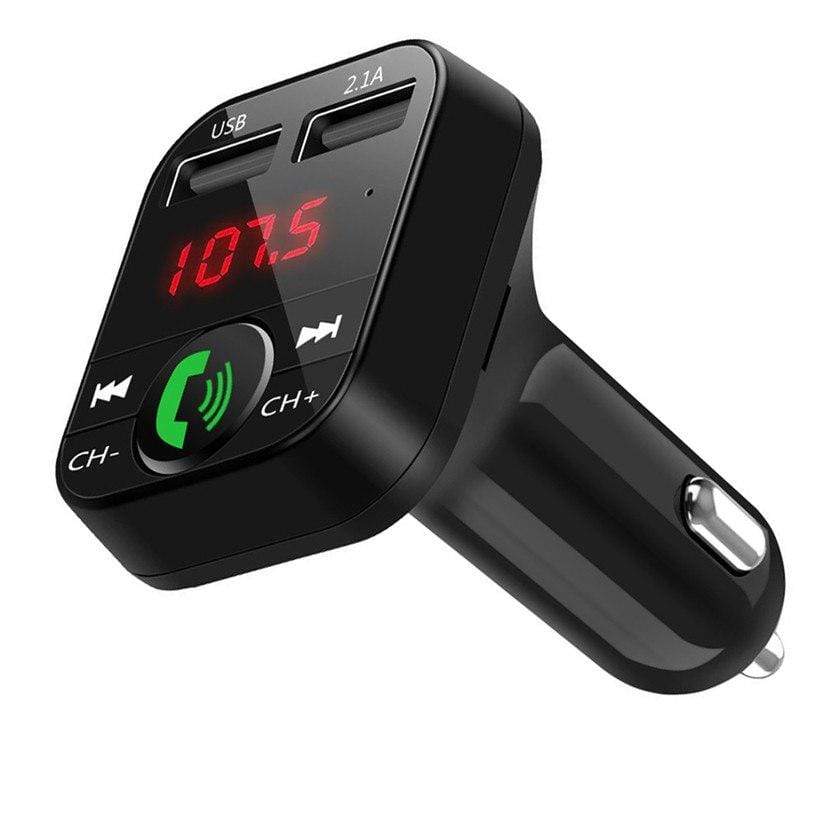 REALIKE Car Kit Handsfree Wireless Bluetooth FM Transmitter LCD MP3 Player USB Charger