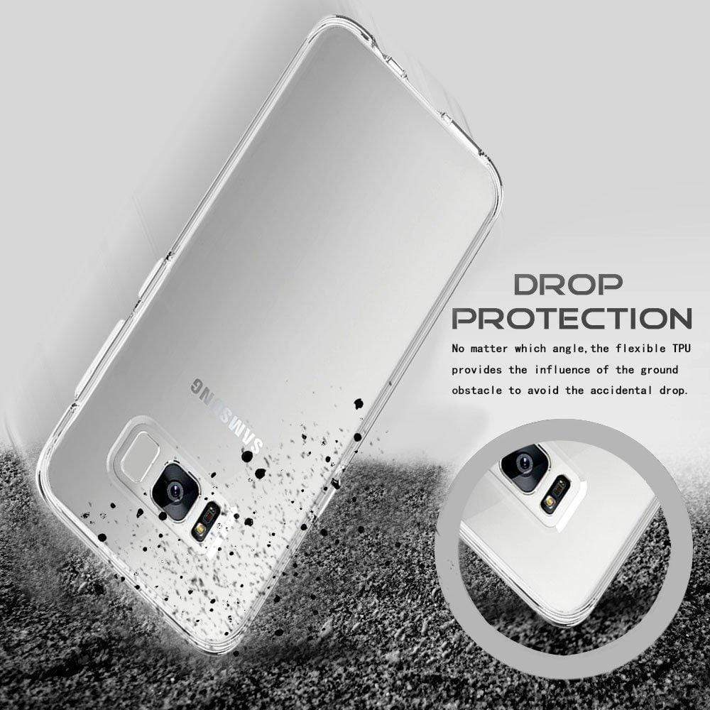 REALIKE Clear Series Flexible Tough Tpu Case For Samsung Galaxy S8 Plus