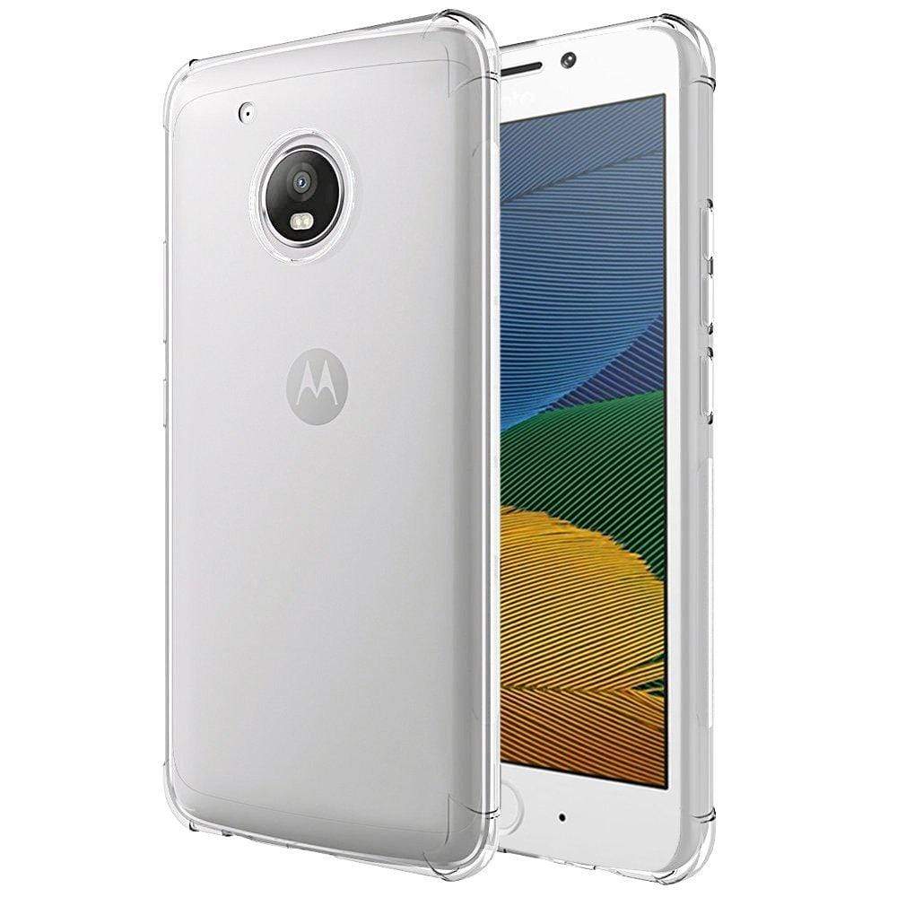 REALIKE Crystal Clear Series Flexible Silicon Tpu Case For Moto G5