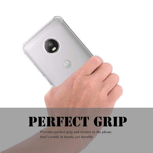 REALIKE Crystal Clear Series Flexible Silicon Tpu Case For Moto G5